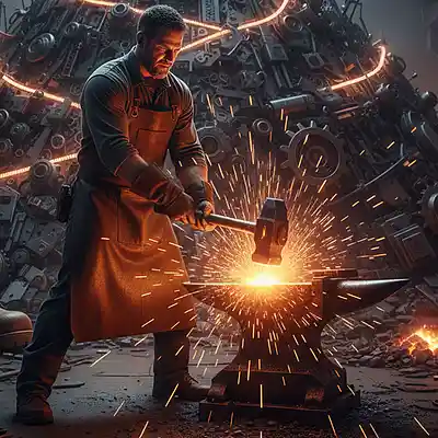 Picture for song 'Forge Your Steel' by artist 'Ward C Locke'