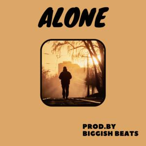 Picture for song 'Alone ( Hip Hop / Old School / Chill Hop) - 76 bpm' by artist 'Biggish Beats'
