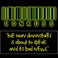 Picture for song 'TheManDownstairsIsGoingToSpeakAndIt'sBadNews' by artist 'ConKuss'