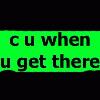 Picture for song 'c u when u get there' by artist 'ewt'
