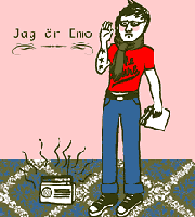 Picture for song 'Emo babies' by artist 'Moustache Protocol'