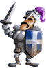 Picture for song 'White Knight' by artist 'ROCKER SOLITARIS'