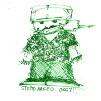 Picture for song '03 - YAAARGH! Rock Dinosaurs Versus Pirates' by artist 'Stupid Naked Orgy'