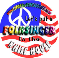 Picture for song 'Let's Put a Folksinger in the White House' by artist 'The Therapy Sisters'