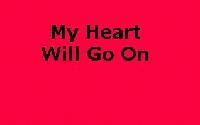 Picture for song 'My Heart Will Go On' by artist 'Tricia B'