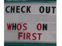 Picture for song 'Check Out' by artist 'Who's on First'