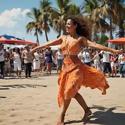 Picture for song 'Un baile en la playa' by artist 'Luziano'
