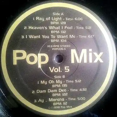 Picture for song 'A1 128 - Ray Of Light - Madonna' by artist 'DJ REMIX SERVICE'