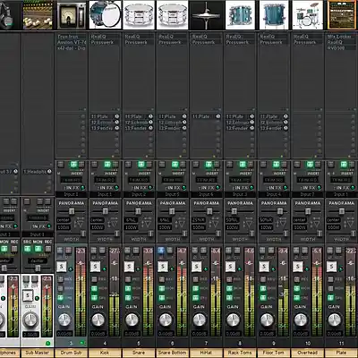 Picture for song 'Drum Test' by artist 'Studio Tests'