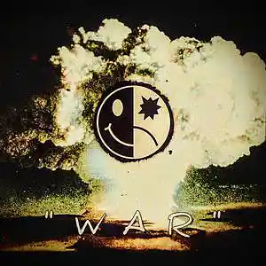 Picture for song '" W A R "' by artist 'B L A C K W 3 L L'