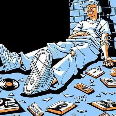 Picture for song 'Invisible Flow Classic Boom Bap Vibes 2025' by artist 'Thiwelz'