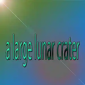 Picture for song 'a large lunar crater' by artist 'Stereo2tape'