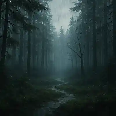 Picture for song 'Rainy Forest' by artist 'BestFreeRhythms'