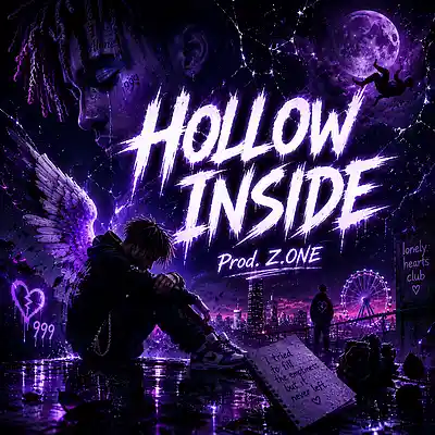 Picture for song 'JUICE WRLD GUITAR TYPE BEAT "HOLLOW INSIDE"' by artist 'PROD Z.ONE'