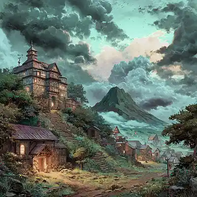 Picture for song 'The Parallel Village: Strange Village' by artist 'Jav Grojas'