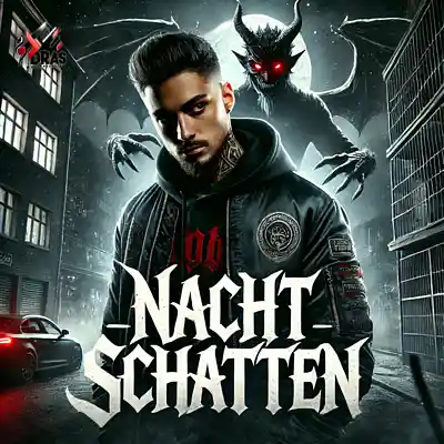 Picture for song 'NACHTSCHATTEN W/ HOOK 1+4 Dark German Rap' by artist 'Dras On The Beat'