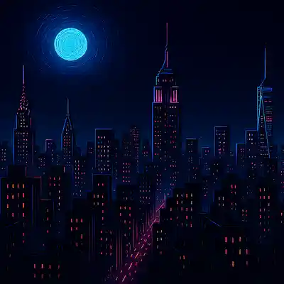 Picture for song 'Neon Night' by artist 'BestFreeRhythms'