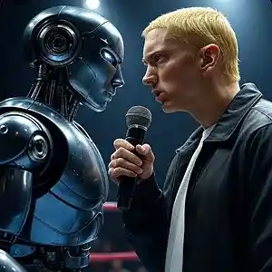 Picture for song 'Human vs Machine 2 - TechN9ne Eminem Fast Flow' by artist 'SoulHeaven Beats'
