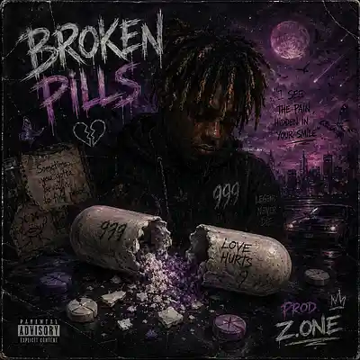 Picture for song '"BROKEN PILLS" - EMO GUITAR TYPE BEAT' by artist 'PROD Z.ONE'