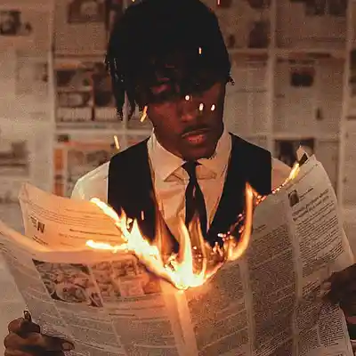 Picture for song 'BURNT LETTERS - storytelling piano rap beat' by artist 'Petrofsky Beats'