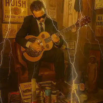 Picture for song 'Pony Blues featuring Mighty Joe Young III' by artist 'Jazzbo Jamerson III'