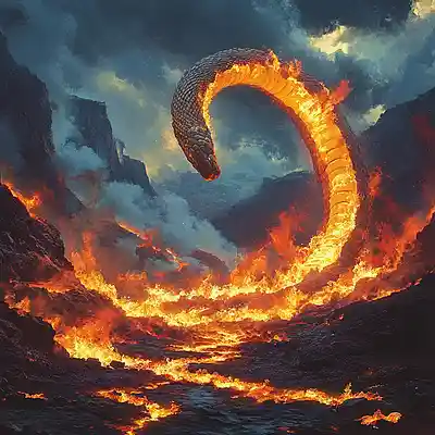 Picture for song 'Preter World: The Snake of Fire' by artist 'Jav Grojas'