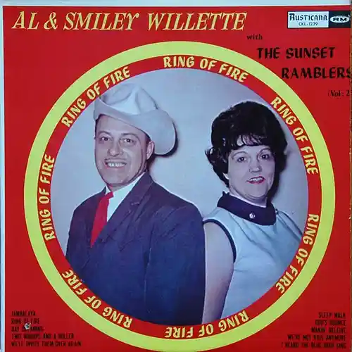 Picture for song 'Two Hoops and Holler' by artist 'Melody Al and Smiley Willette and the Sunset Rambl'