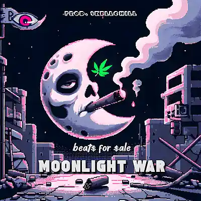 Picture for song 'HipHop Type Beat "MOONLIGHT WAR" - Oldschool Rap' by artist 'SkullChill Beats'