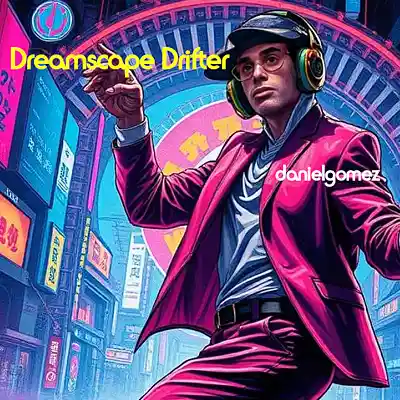 Picture for song 'Dreamscape Drifter ('Retrofuturism Odyssey')' by artist 'danielgomez'