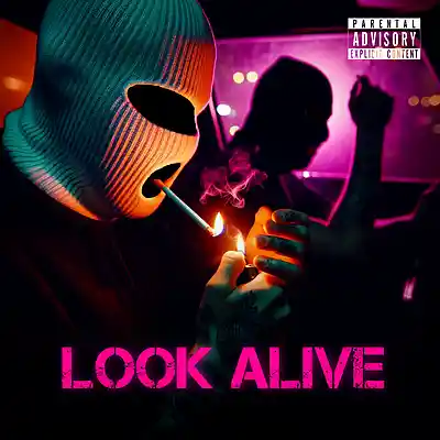 Picture for song 'LOOK ALIVE' by artist 'KEVINBDOPE'