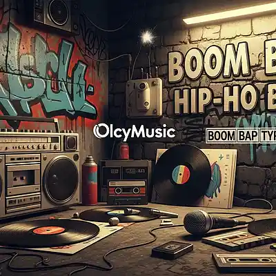 Picture for song 'Golden Era Hip-Hop Beat 90s Boom Bap Instrumental' by artist 'OlcyMusic'