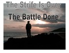 Picture for song 'The Strife Is Over - Poem' by artist 'Vic and Eva Zarley'