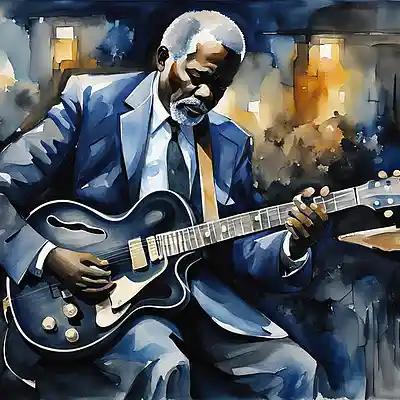 Picture for song 'When A Guitar Sings The Blues' by artist 'Swampman And The Machine'