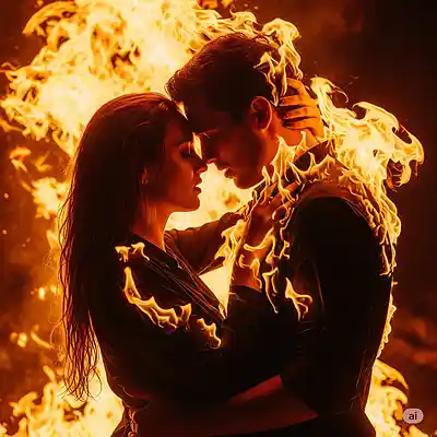 Picture for song 'Let's Burn up Together' by artist 'ATOMIC KISSES'