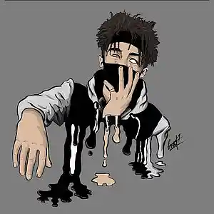 Picture for song 'Scarlxrd Beat Trap Metal Type Beat - Htlif' by artist 'Purple Six Beats'