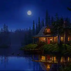 Picture for song 'CABIN BY THE LAKE-UNDER STARS' by artist 'Bloonoise'