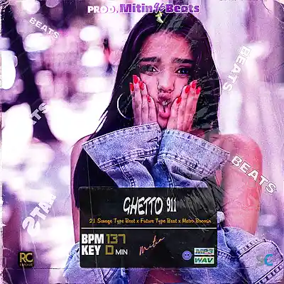 Picture for song '[FREE] Ghetto 911 - 21 Savage Type Beat Future' by artist 'Mitin96Beats'
