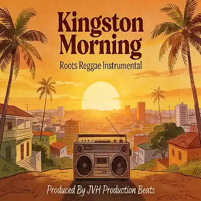 Picture for song 'Kingston Morning - Roots Reggae Beat (68Bpm)' by artist 'JVH Production Beats'