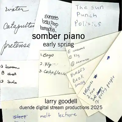 Picture for song 'SOMBER PIANO - SPRING 2025' by artist 'larry goodell'