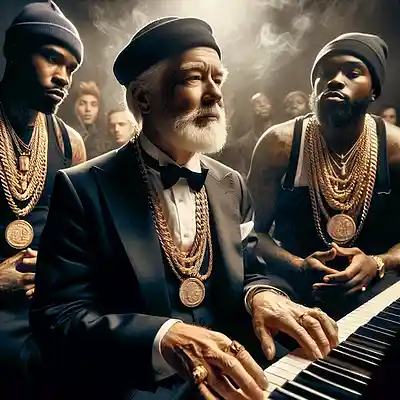 Picture for song 'Soothing Solo Piano for Angry Rap Artists' by artist 'Numi Who'