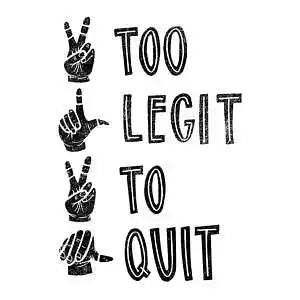 Picture for song '2 NEVER QUIT 2 LEGIT' by artist 'P1u9'