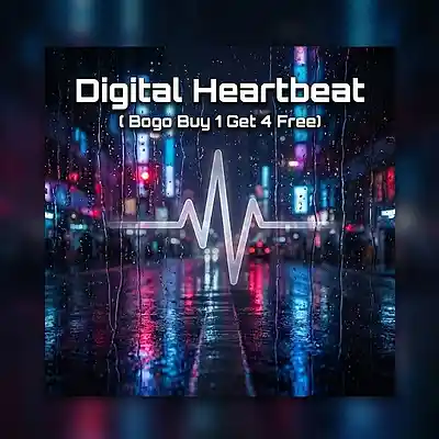 Picture for song 'Digital Heartbeat ( Bogo Buy 1 Get 4 Free)' by artist 'West Wave Collective'