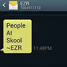 Picture for song 'People at Skool' by artist 'E.Z.R. of First Period Records'