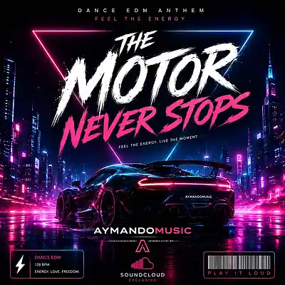 Picture for song 'The Motor Never Stops' by artist 'aymandomusic'