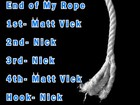 Picture for song 'End of My Rope ft. Nick' by artist 'Matt Vick'