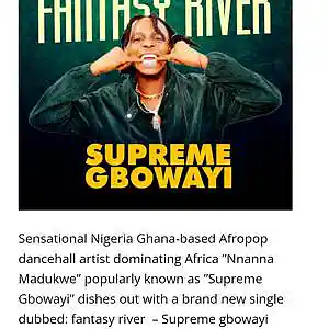 Picture for song 'Supreme Gbowayi - Fantacy riv (online-audio-conver' by artist 'Supreme Gbowayi'