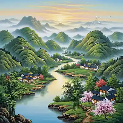 Picture for song 'Flowing River in the Mountain Country' by artist 'Igor Marynowski'
