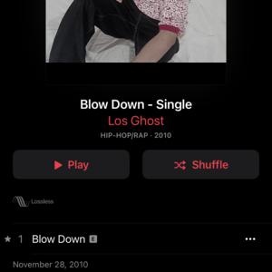 Picture for song 'BLOW DOWN' by artist 'LOS GHOST YSLG'