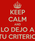 Picture for song 'lo dejo a tu criterio' by artist 'SWIVEL'