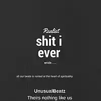 Picture for song 'Realist Shit I Ever Wrote Story Telling Beat ' by artist 'UnusualBeatz'